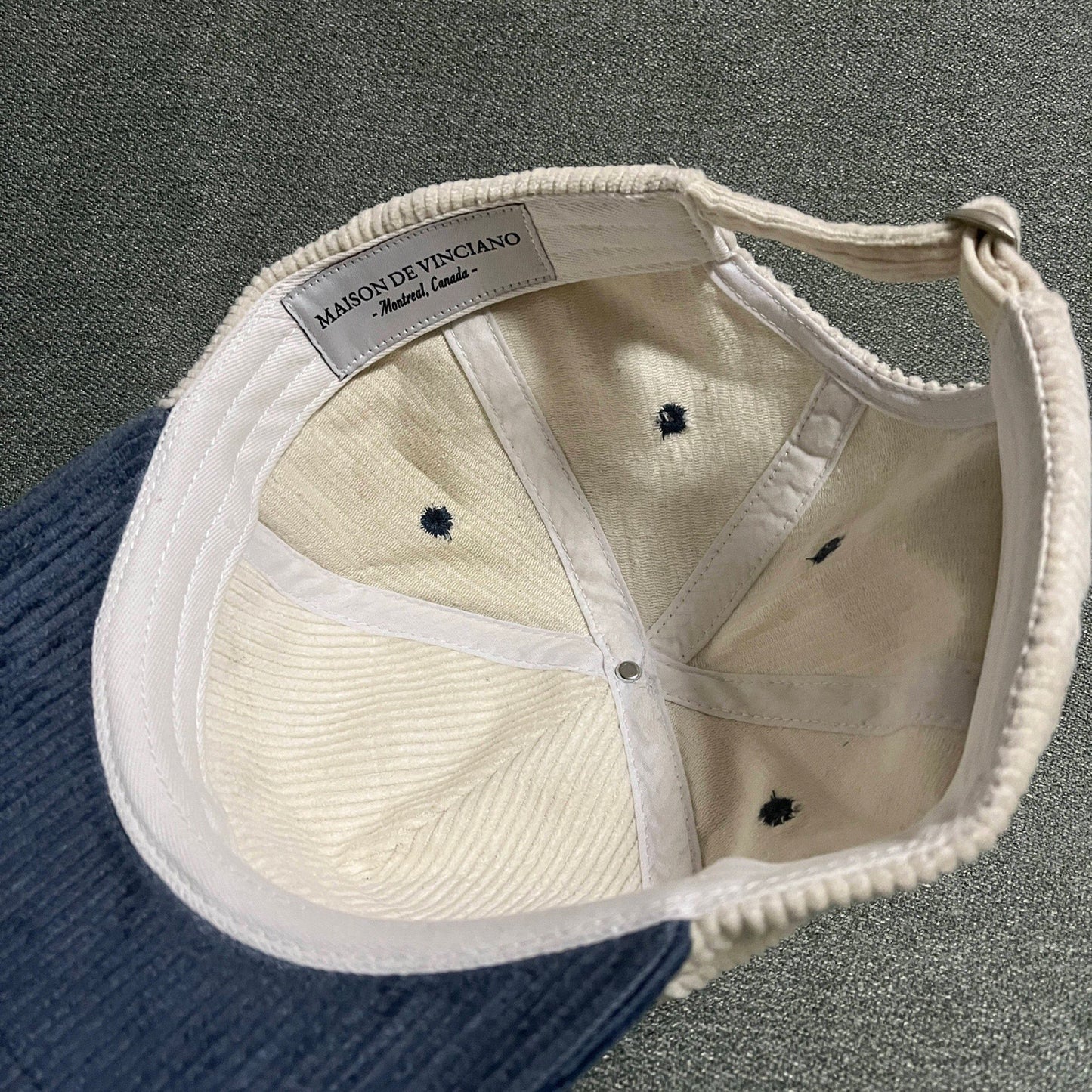 2 Tone Classic Corduroy Hat