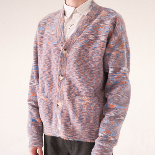 " L'Aléatoire " Mohair cardigan